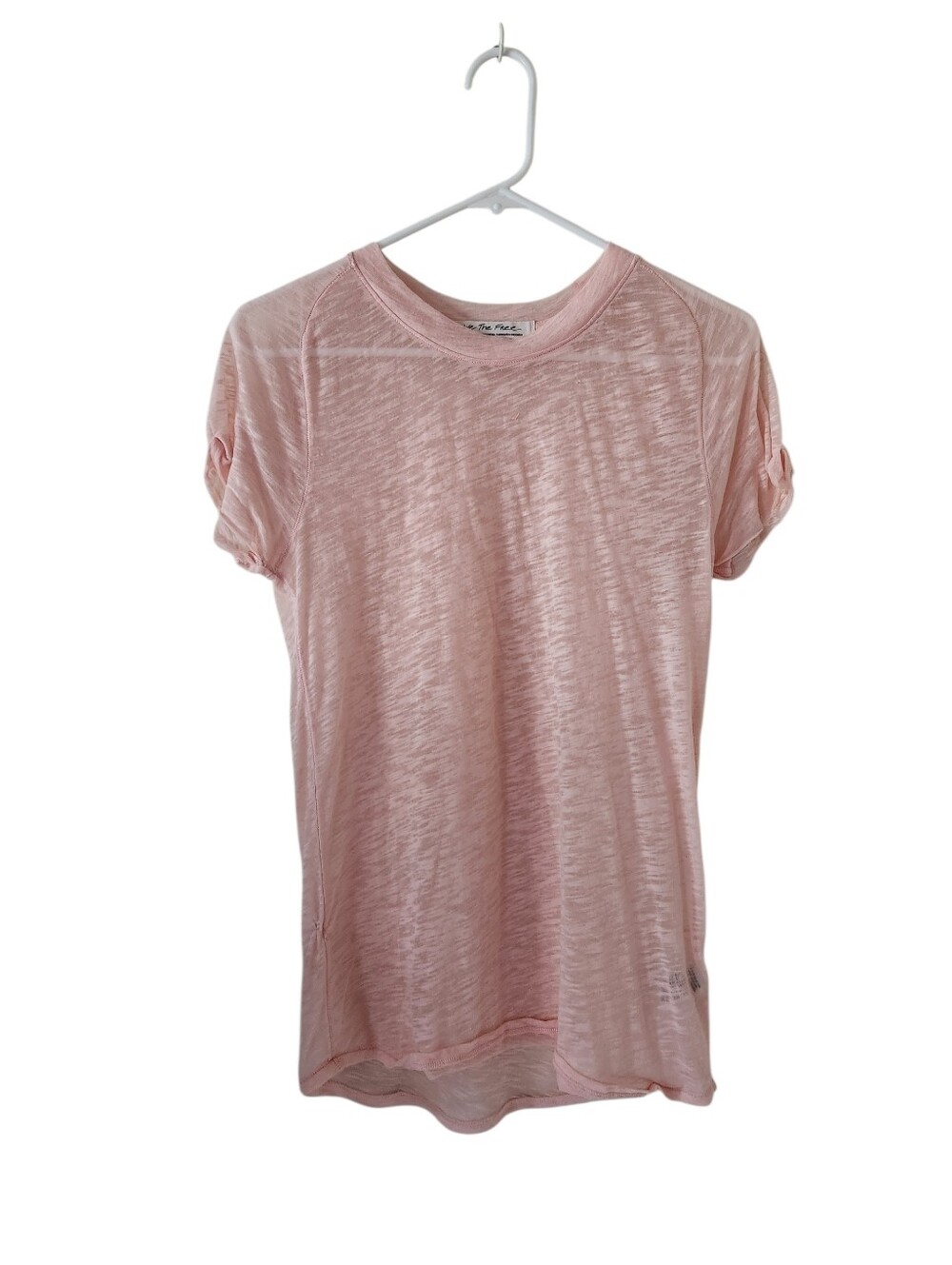 We The Free Light Punk Sheer Slub Top